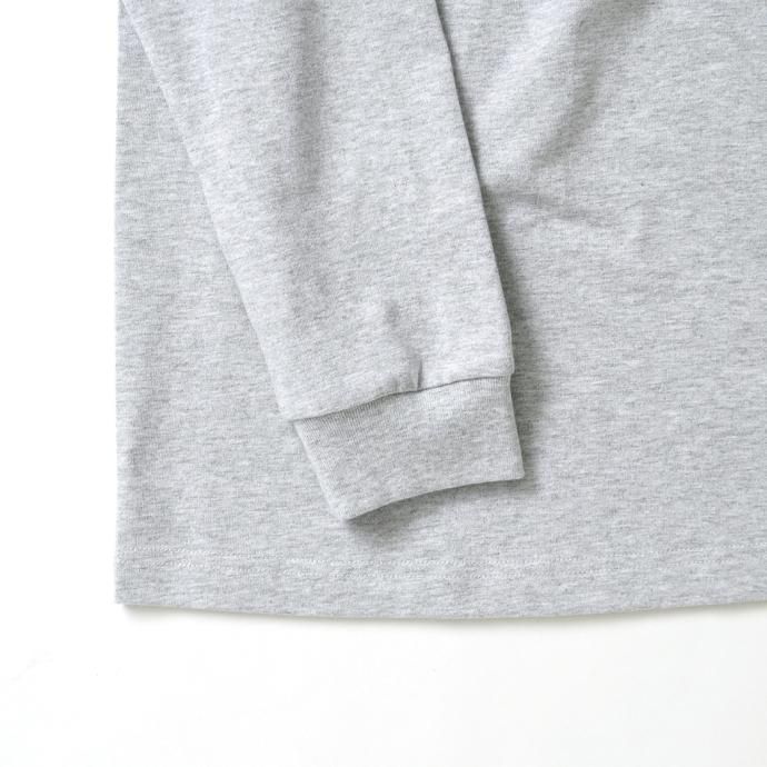 174395024 Hanes / BEEFY-T ビーフィー 長袖Tシャツ ヘザーグレー #060 H5186 02