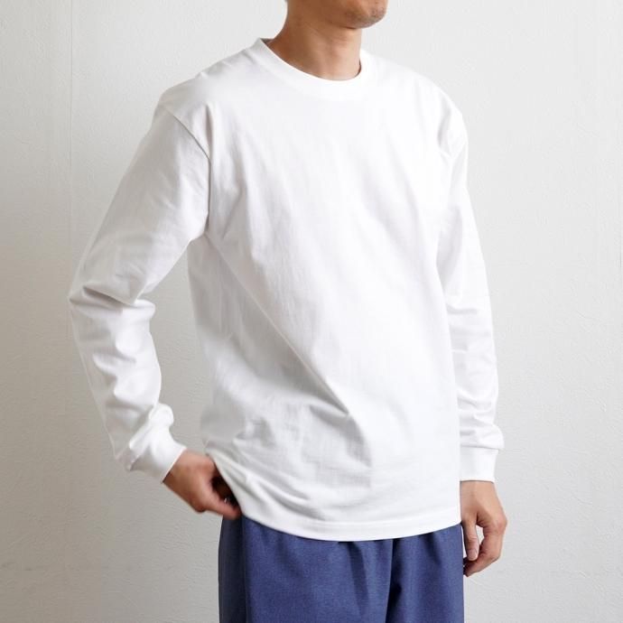 174395024 Hanes / BEEFY-T ビーフィー 長袖Tシャツ ヘザーグレー #060 H5186 02
