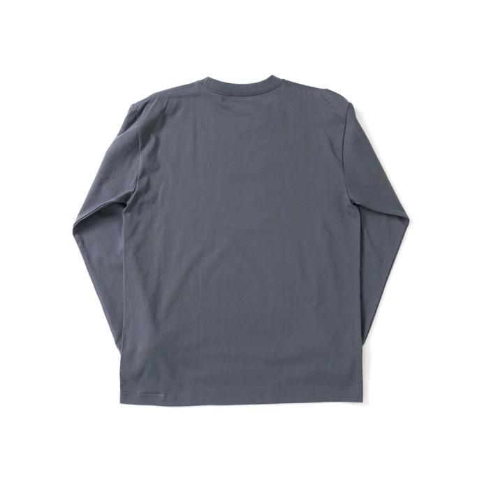 174395057 Hanes / BEEFY-T ビーフィー 長袖Tシャツ ダークグレー #081 H5186 02