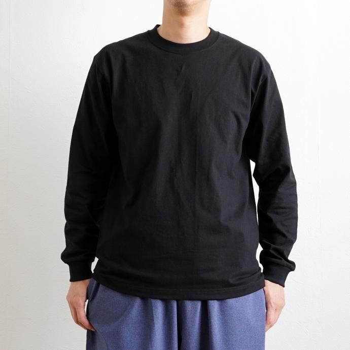 174395057 Hanes / BEEFY-T ビーフィー 長袖Tシャツ ダークグレー #081 H5186 02