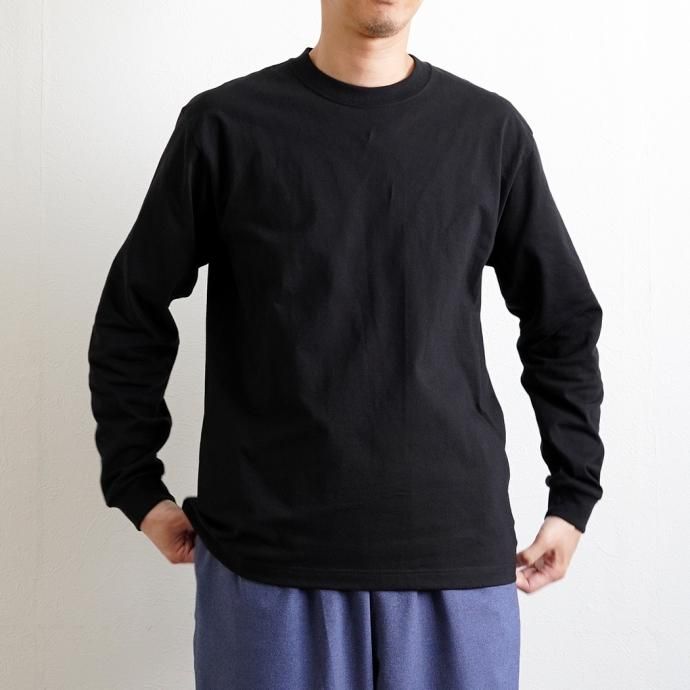 174395088 Hanes / BEEFY-T ビーフィー 長袖Tシャツ ブラック #090 H5186 02