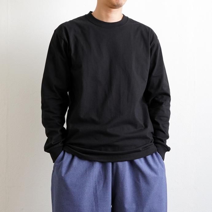 174395088 Hanes / BEEFY-T ビーフィー 長袖Tシャツ ブラック #090 H5186 02