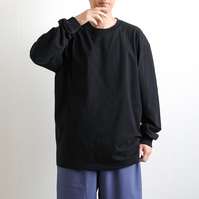174395470 Hanes / BEEFY-T ビーフィー 長袖Tシャツ ブラック #090 H5186L 大きいサイズ 02