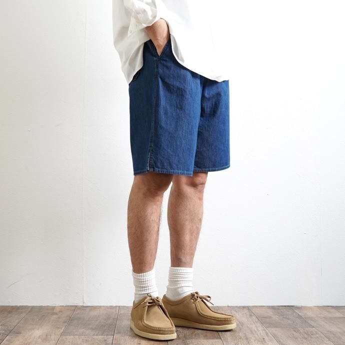 174402615 ORCIVAL オーシバル / ライトデニム ショーツ DENIM ブルーインディゴ OR-E0114 KDL 02