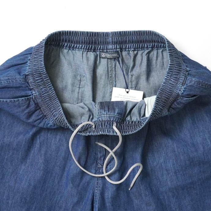 174402615 ORCIVAL オーシバル / ライトデニム ショーツ DENIM ブルーインディゴ OR-E0114 KDL 02
