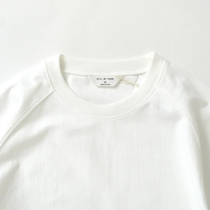 174690240 STILL BY HAND / CS01232 - WHITE ピボットスリーブTシャツ<img class='new_mark_img2' src='https://img.shop-pro.jp/img/new/icons47.gif' style='border:none;display:inline;margin:0px;padding:0px;width:auto;' /> 02