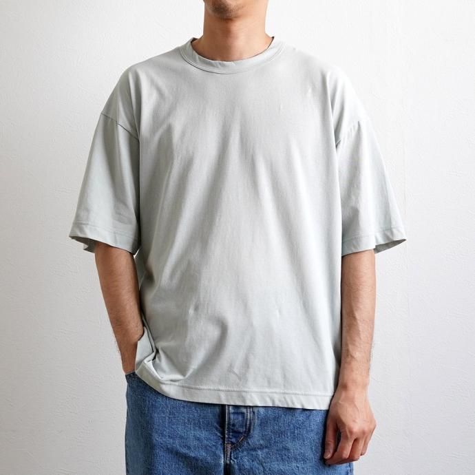 174690404 STILL BY HAND / CS04232 - MINT 強撚糸Tシャツ 02