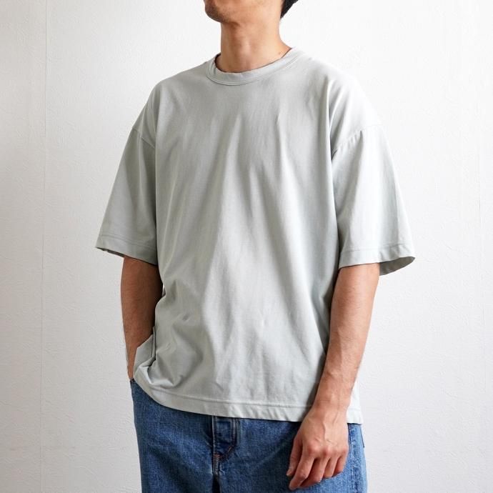 174690404 STILL BY HAND / CS04232 - MINT 強撚糸Tシャツ 02