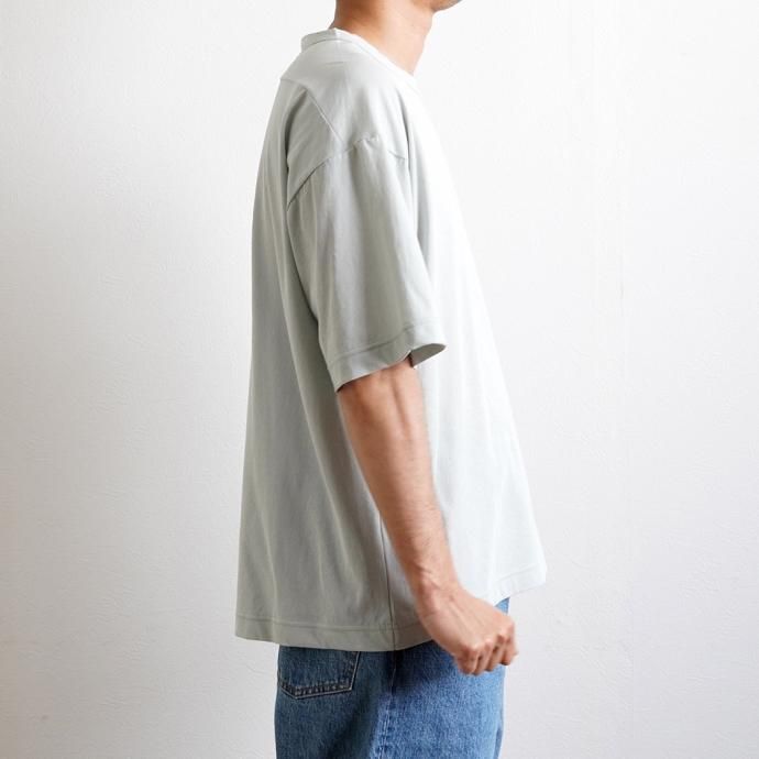 174690404 STILL BY HAND / CS04232 - MINT 強撚糸Tシャツ 02