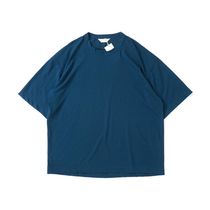 174690446 STILL BY HAND / CS04232 - TEAL BLUE 強撚糸Tシャツ 01