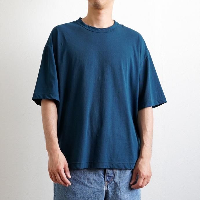 174690446 STILL BY HAND / CS04232 - TEAL BLUE 強撚糸Tシャツ 02