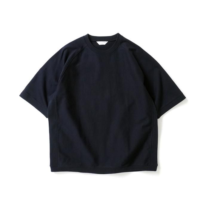 174955163 STILL BY HAND / CS01232 - NAVY ピボットスリーブTシャツ 01