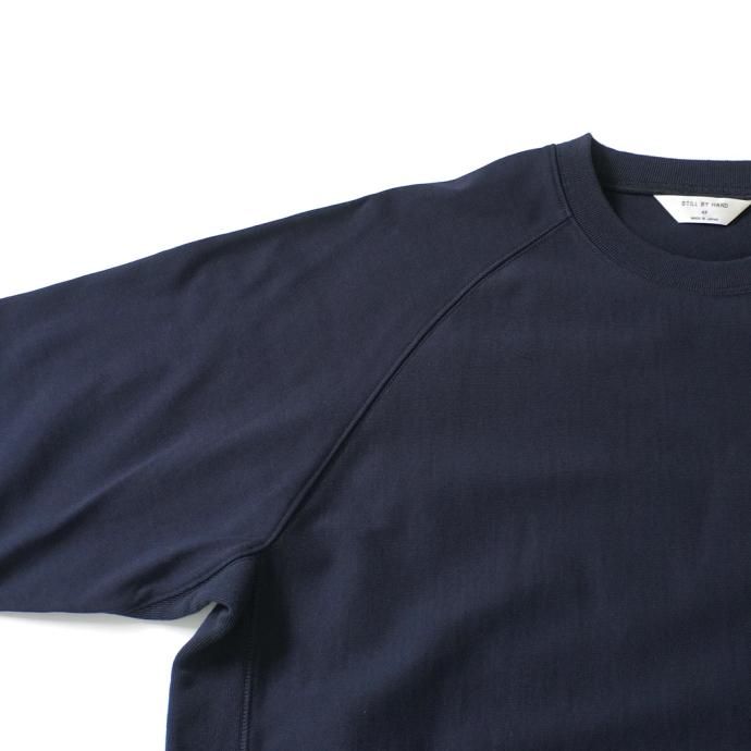 174955163 STILL BY HAND / CS01232 - NAVY ピボットスリーブTシャツ 02