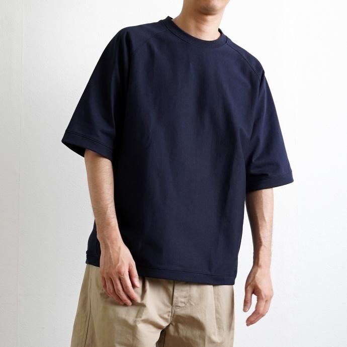 174955163 STILL BY HAND / CS01232 - NAVY ピボットスリーブTシャツ 02