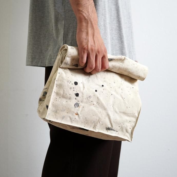 175630504 Hexico / Paper Bag Ex. US Paint Shop Canvas Cloth ドロップクロスリメイクペーパーバッグ 02