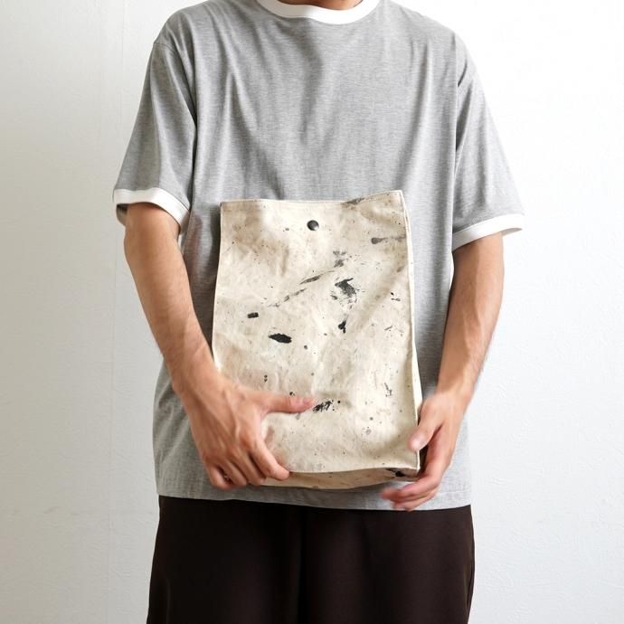 175630504 Hexico / Paper Bag Ex. US Paint Shop Canvas Cloth ドロップクロスリメイクペーパーバッグ 02