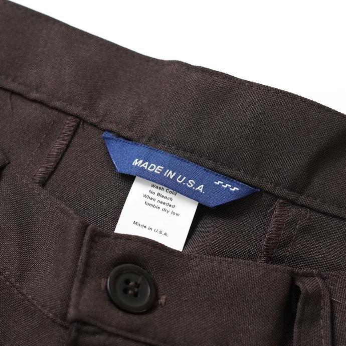 175634044 SMOKE T ONE / LIGHT P.P. TROUSERS - Brown<img class='new_mark_img2' src='https://img.shop-pro.jp/img/new/icons47.gif' style='border:none;display:inline;margin:0px;padding:0px;width:auto;' /> 02