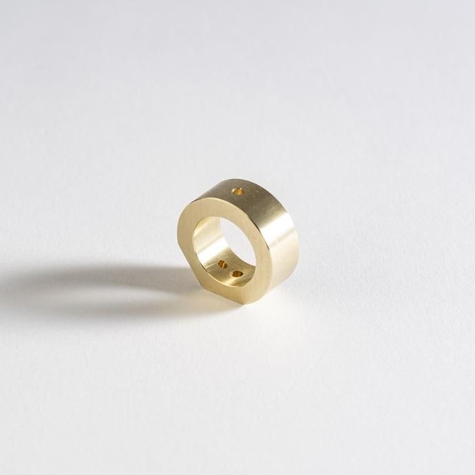 176068257 CANDY DESIGN & WORKS / Smoke Ring - Polished Brass CIS-07 ⡼ ݥåɥ֥饹 02