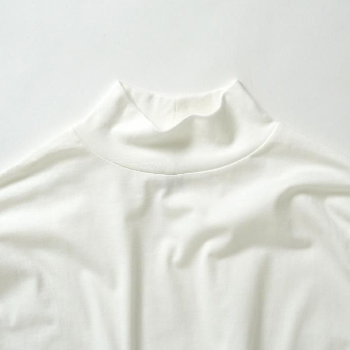 176192933 blurhms ROOTSTOCK / Silk Cotton 20/80 High-neck L/S - Off シルクコットンハイネックカットソー bROOTS23F20 02