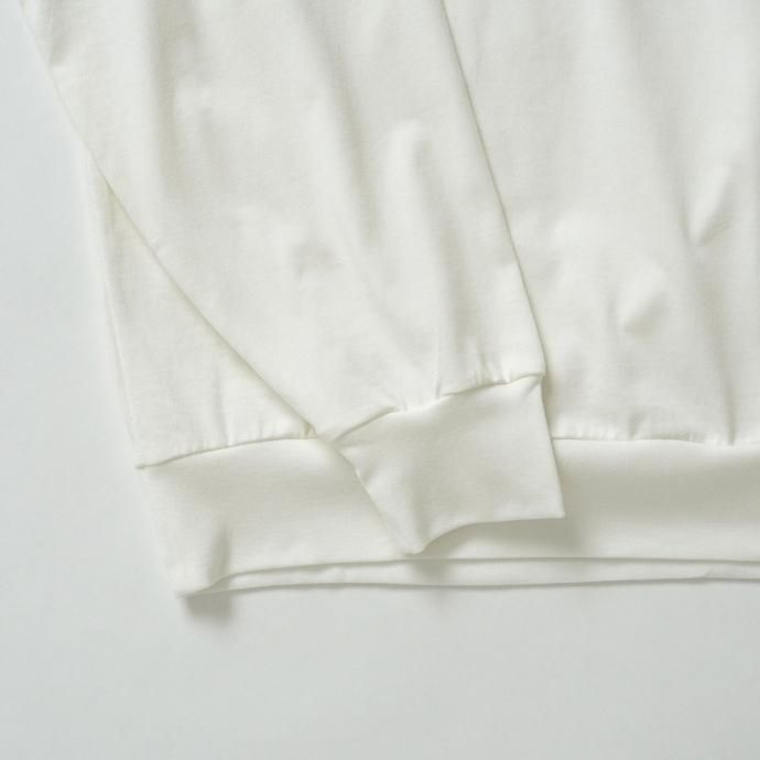 176192933 blurhms ROOTSTOCK / Silk Cotton 20/80 High-neck L/S - Off シルクコットンハイネックカットソー bROOTS23F20 02