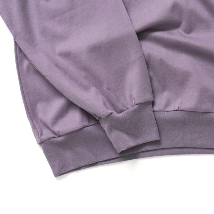 176193089 blurhms ROOTSTOCK / Silk Cotton 20/80 High-neck L/S - PurpleGrey シルクコットンハイネックカットソー bROOTS23F20<img class='new_mark_img2' src='https://img.shop-pro.jp/img/new/icons47.gif' style='border:none;display:inline;margin:0px;padding:0px;width:auto;' /> 02