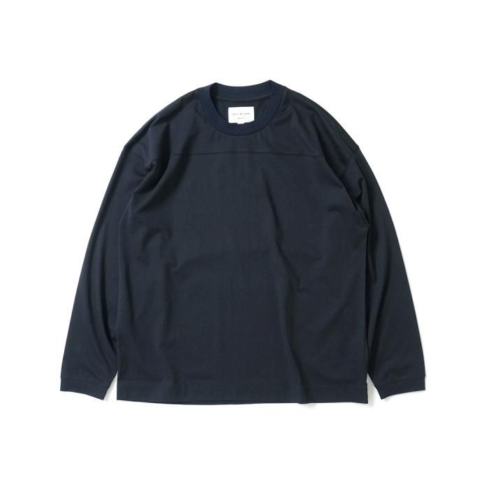 176463820 STILL BY HAND / CS06233 - BLACK NAVY ロングスリーブカットソー 01