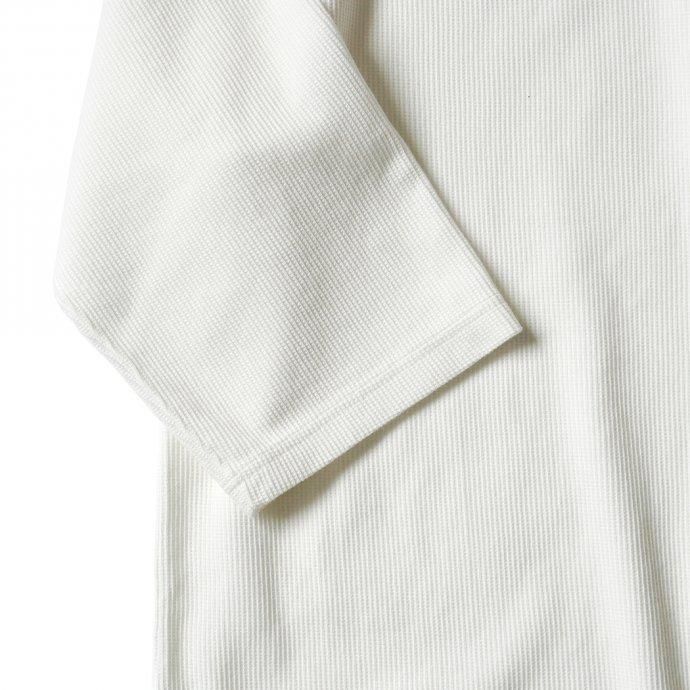 176533153 blurhms ROOTSTOCK / Rough&Smooth Thermal Baseball Tee - Off bROOTS23F17 02