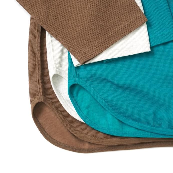 176533190 blurhms ROOTSTOCK / Rough&Smooth Thermal Baseball Tee - Emerald bROOTS23F17<img class='new_mark_img2' src='https://img.shop-pro.jp/img/new/icons47.gif' style='border:none;display:inline;margin:0px;padding:0px;width:auto;' /> 02
