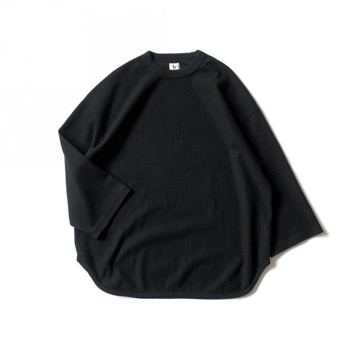 176533199 blurhms ROOTSTOCK / Rough&Smooth Thermal Baseball Tee - Black bROOTS24S20<img class='new_mark_img2' src='https://img.shop-pro.jp/img/new/icons47.gif' style='border:none;display:inline;margin:0px;padding:0px;width:auto;' /> 01