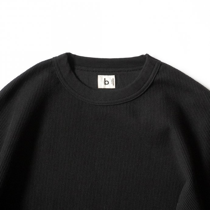 176533199 blurhms ROOTSTOCK / Rough&Smooth Thermal Baseball Tee - Black bROOTS24S20<img class='new_mark_img2' src='https://img.shop-pro.jp/img/new/icons47.gif' style='border:none;display:inline;margin:0px;padding:0px;width:auto;' /> 02