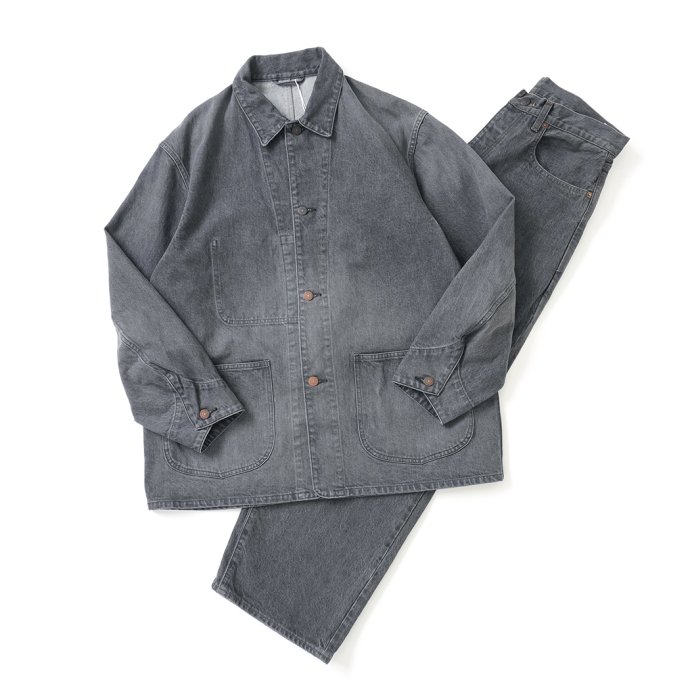 176533324 blurhms ROOTSTOCK / 13.5oz Selvage Denim Coverall - USED Black bROOTS23F5USD 02
