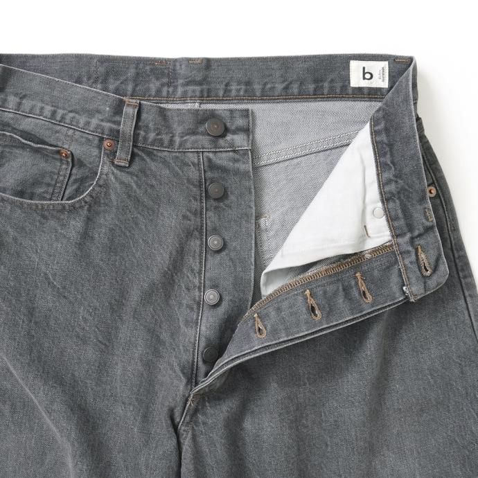 176533949 blurhms ROOTSTOCK / 13.5oz Selvage Denim Pants WIDE - USED Black bROOTS23F7USD 02