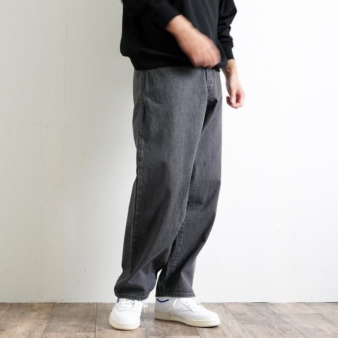 176533949 blurhms ROOTSTOCK / 13.5oz Selvage Denim Pants WIDE - USED Black bROOTS23F7USD 02