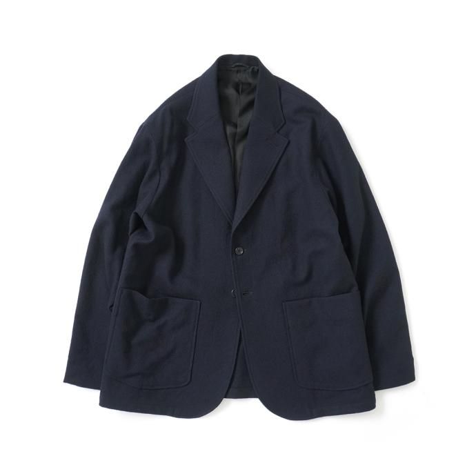 176534481 blurhms ROOTSTOCK / Washed Wool 2button Jacket - DarkNavy bROOTS23F34 01