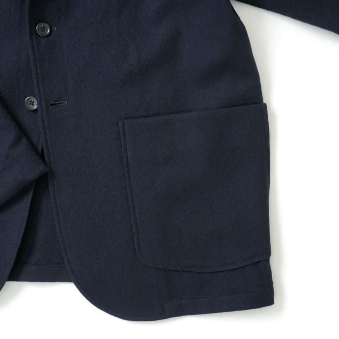 176534481 blurhms ROOTSTOCK / Washed Wool 2button Jacket - DarkNavy bROOTS23F34 02