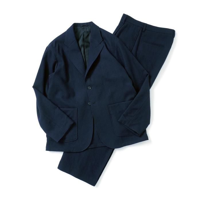 176534481 blurhms ROOTSTOCK / Washed Wool 2button Jacket - DarkNavy bROOTS23F34 02