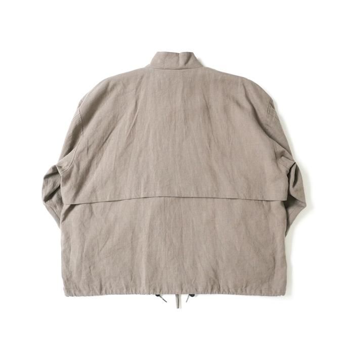 176883506 STILL BY HAND / BL03233 - TAUPE 起毛リネン ショートブルゾン 02