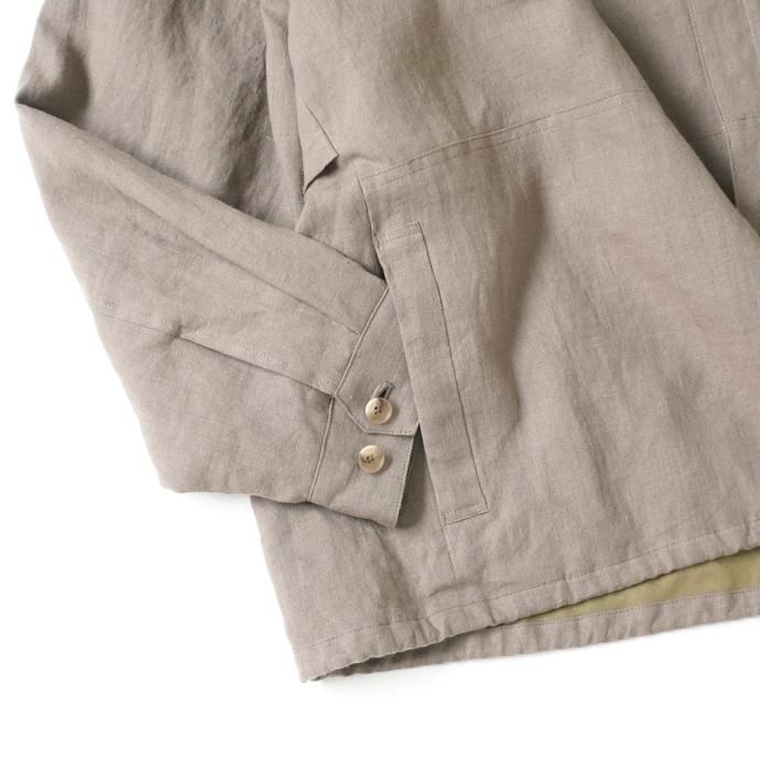 176883506 STILL BY HAND / BL03233 - TAUPE 起毛リネン ショートブルゾン 02