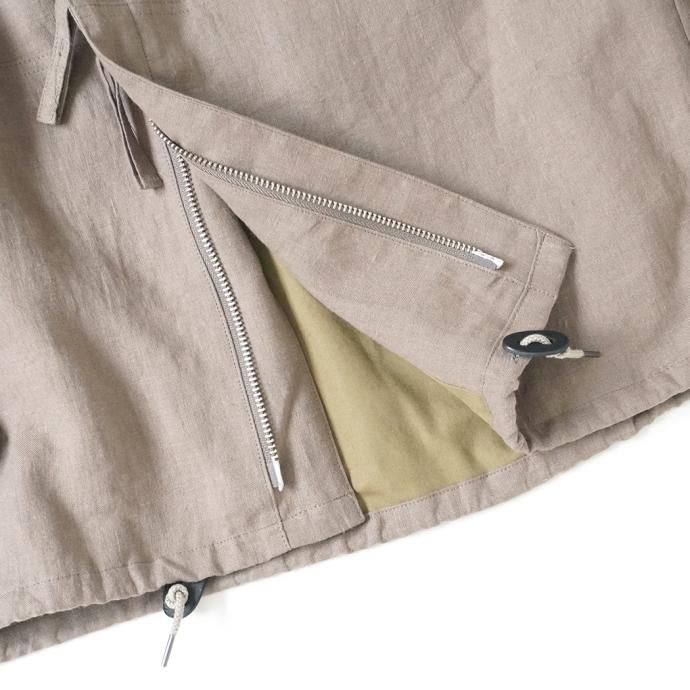 176883506 STILL BY HAND / BL03233 - TAUPE 起毛リネン ショートブルゾン 02