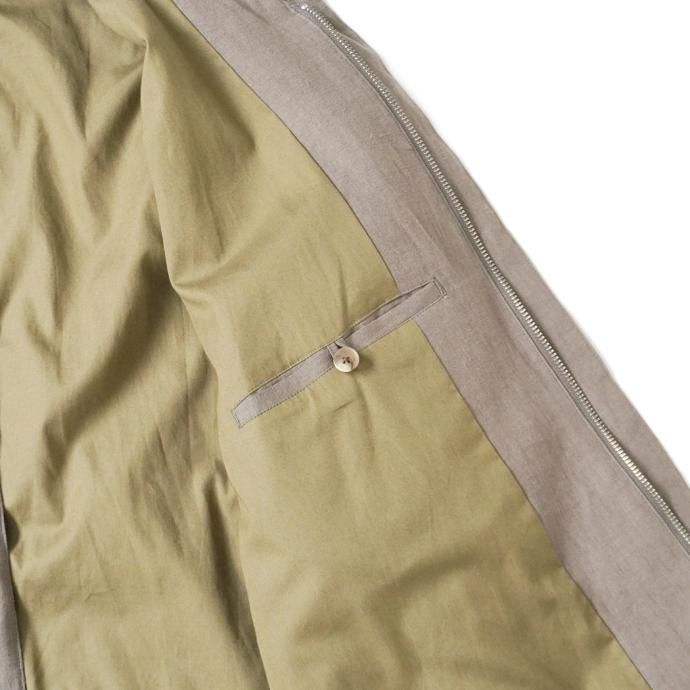 176883506 STILL BY HAND / BL03233 - TAUPE 起毛リネン ショートブルゾン 02
