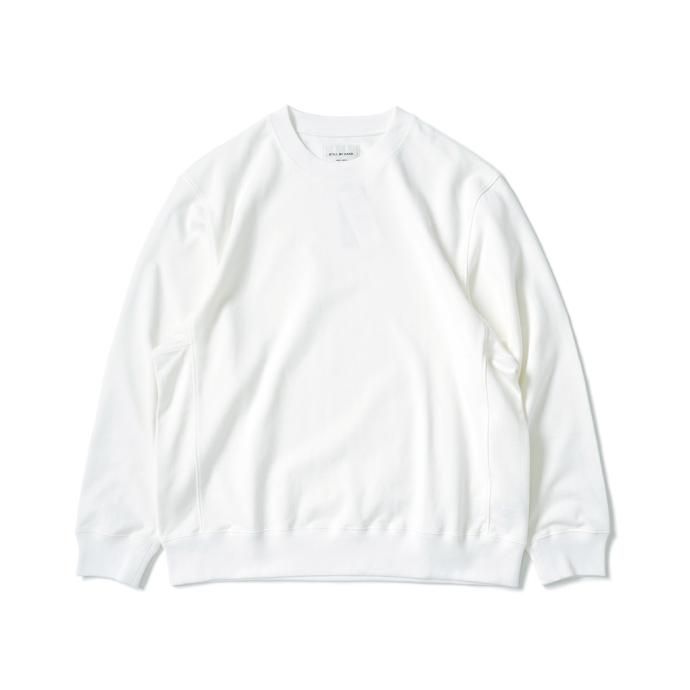 176883875 STILL BY HAND / CS08231 - OFF WHITE クルーネックスウェットシャツ 01