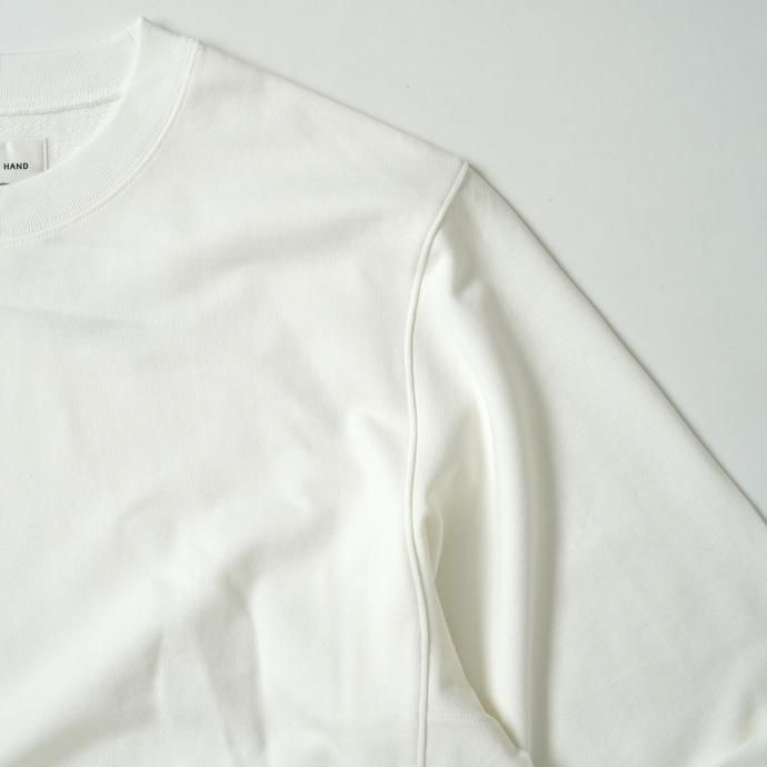 176883875 STILL BY HAND / CS08231 - OFF WHITE クルーネックスウェットシャツ 02