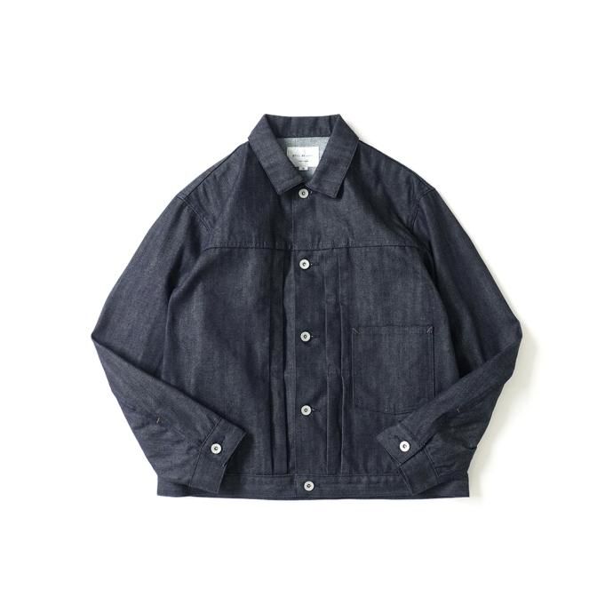 176885076 STILL BY HAND / DN03223 - NAVY デニムジャケット 01