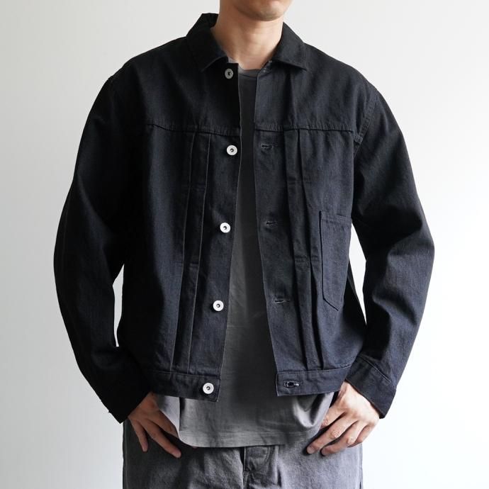 176885076 STILL BY HAND / DN03223 - NAVY デニムジャケット 02