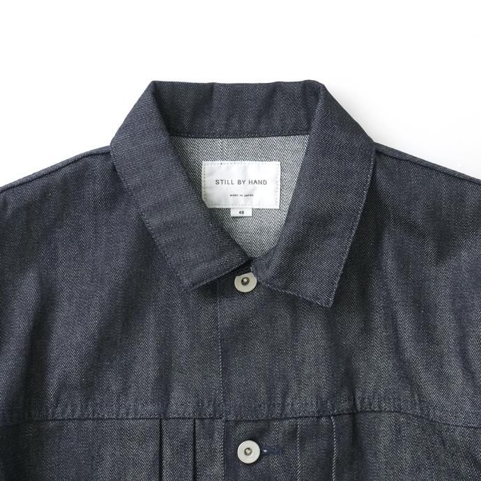 176885076 STILL BY HAND / DN03223 - NAVY デニムジャケット 02