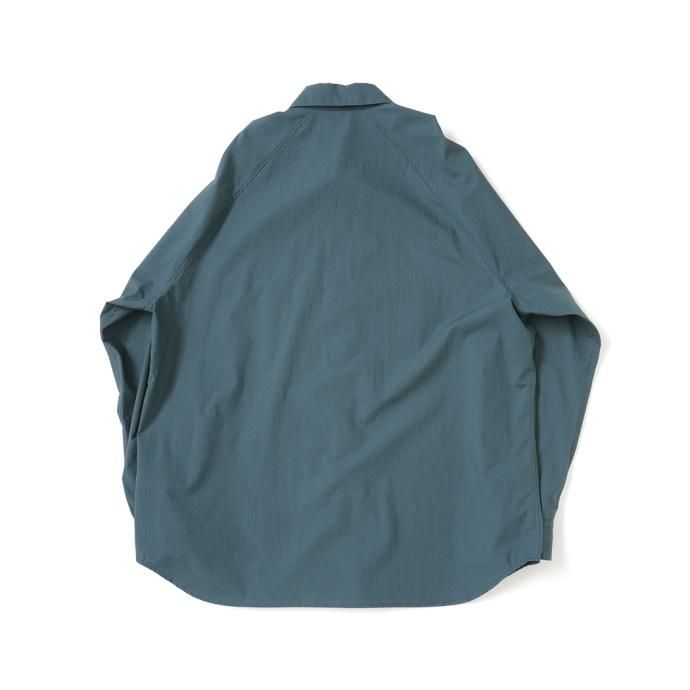 177050128 STILL BY HAND / SH03233 - TEAL BLUE ダブルポケット ラグランスリーブシャツ<img class='new_mark_img2' src='https://img.shop-pro.jp/img/new/icons47.gif' style='border:none;display:inline;margin:0px;padding:0px;width:auto;' /> 02