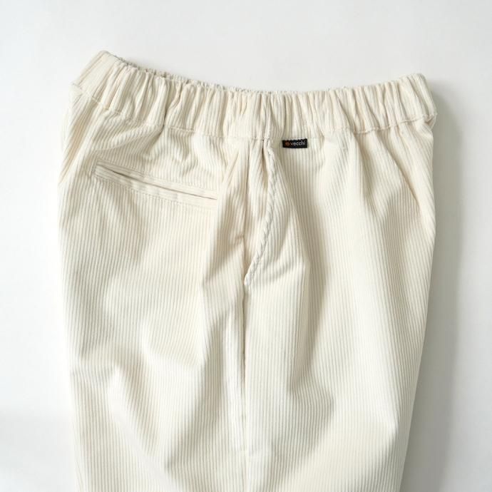 177110186 vecchi / C.Coulisse Corduroy Easy Pants - Cream ȥåǥ ѥ ꡼ 02