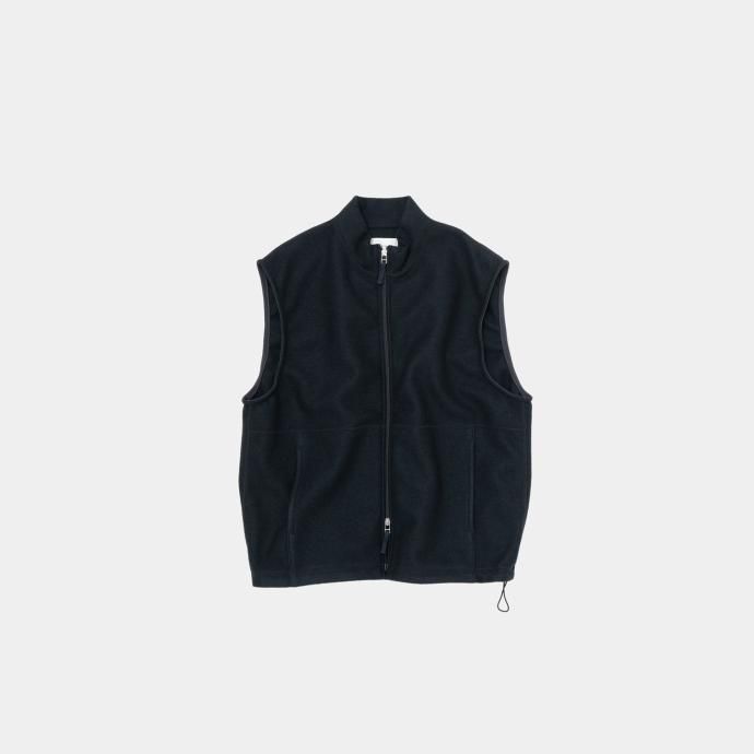 177147333 STILL BY HAND / VE02233 - NAVY ウール混ベスト 02