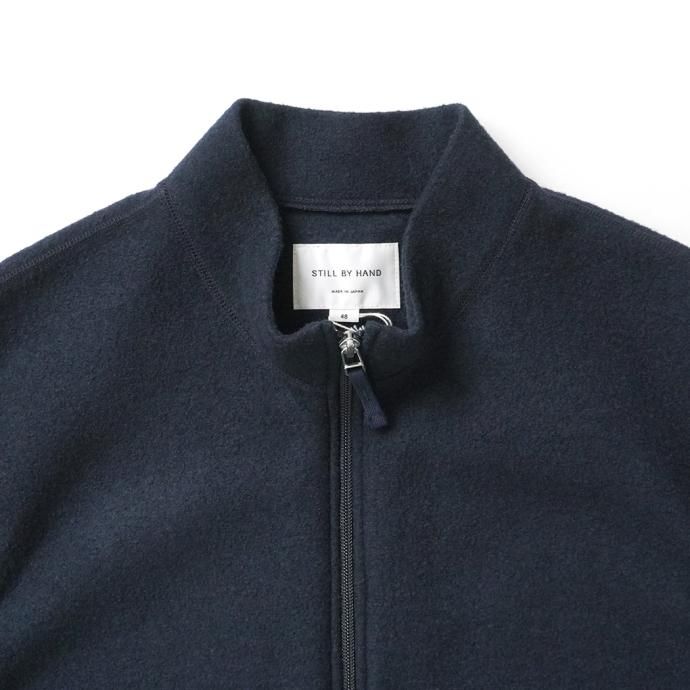177147333 STILL BY HAND / VE02233 - NAVY ウール混ベスト 02