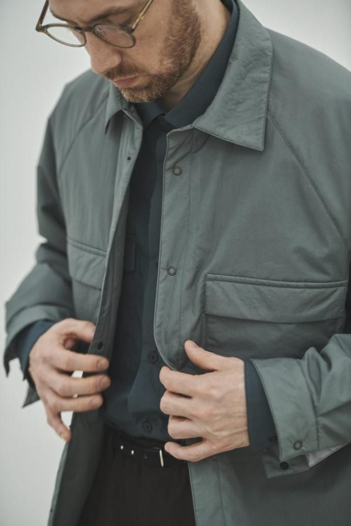 177147675 STILL BY HAND / BL02233 - SLATE BLUE マイクロリップストップナイロン シンサレート パデッドシャツ<img class='new_mark_img2' src='https://img.shop-pro.jp/img/new/icons47.gif' style='border:none;display:inline;margin:0px;padding:0px;width:auto;' /> 02